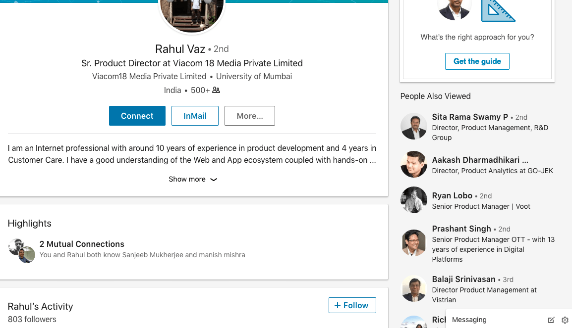 People Also Viewed-LinkedIn