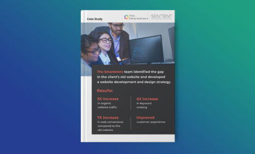 The Smarketers’ Website & SEO Strategy Fuels 5X Organic Growth for Sentient Solutions