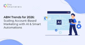 Infographic of ABM 3.0 evolution stages and key trends for 2026