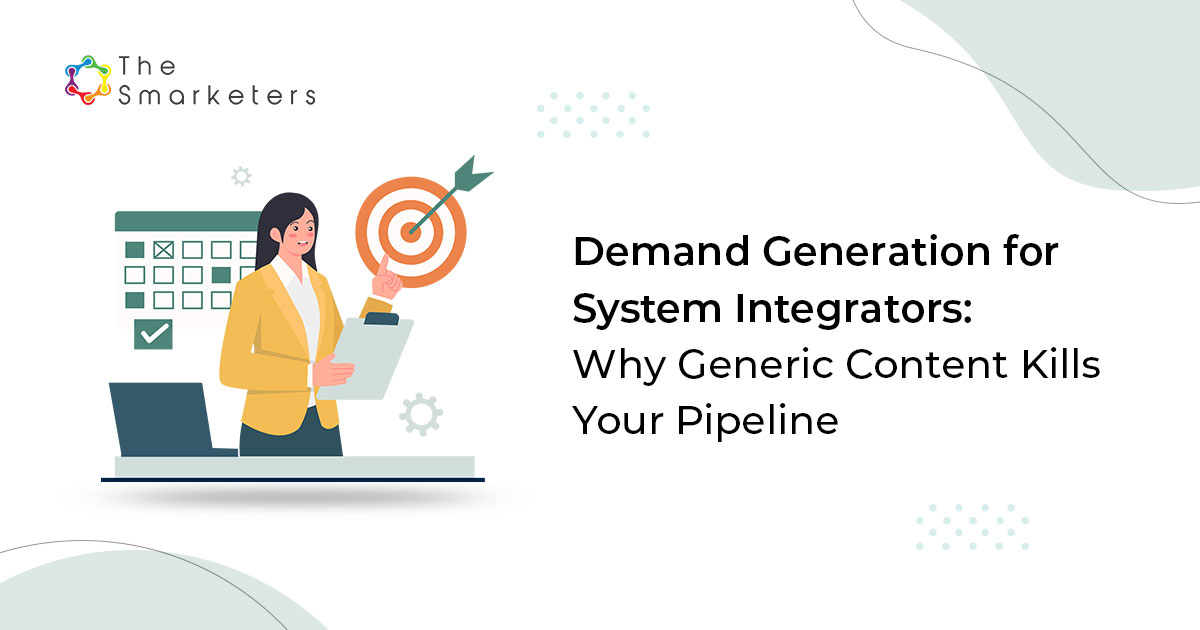 generic content fails system integrators and vertical-specific demand gen wins