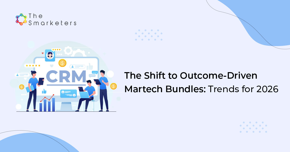showing shift from martech sprawl to outcome-driven bundles in 2026 B2B marketing stacks